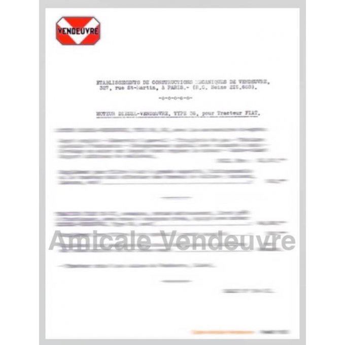 MO 1103 Pdf Tarif adapt. moteur 36 sur FIAT